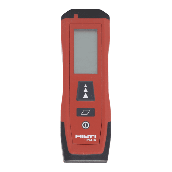 Hilti PD-S Laser Distance Measurer, Compact Digital Laser Measure Tool for Distance, Area, and Continuous Measurement, Easy One-Button Operation