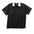 thumbnail image 1 of Hilton GM Legend Bowling Shirt, Black & White, Medium, 1 of 5