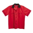 thumbnail image 1 of Hilton GM Legend Bowling Shirt, Red & Black, Small, 1 of 5