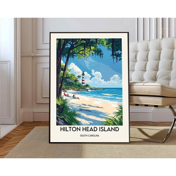 Hilton Head Island Poster Unframed Paper Print