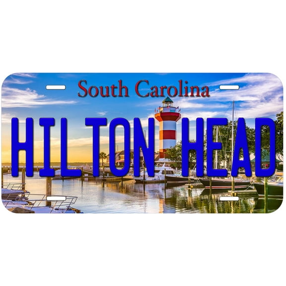 Hilton Head SC TAG01 Novelty Car Auto License Plate
