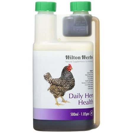 Hilton Herbs Daily Hen Health Herbal Health Supplement for Poultry & Birds, 1.05 pt ( 500ml) Bottle