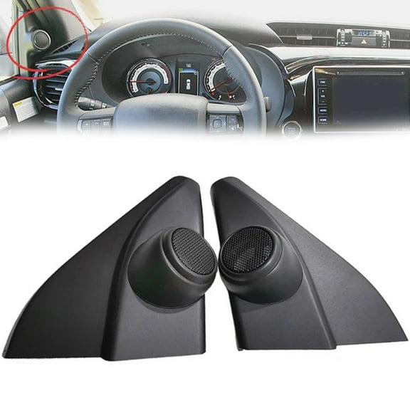 Hilux Speaker Cover A-Pillar Trim Interior Car Enhancement Speaker Aesthetic Appeal Custom Fit Easy Installation