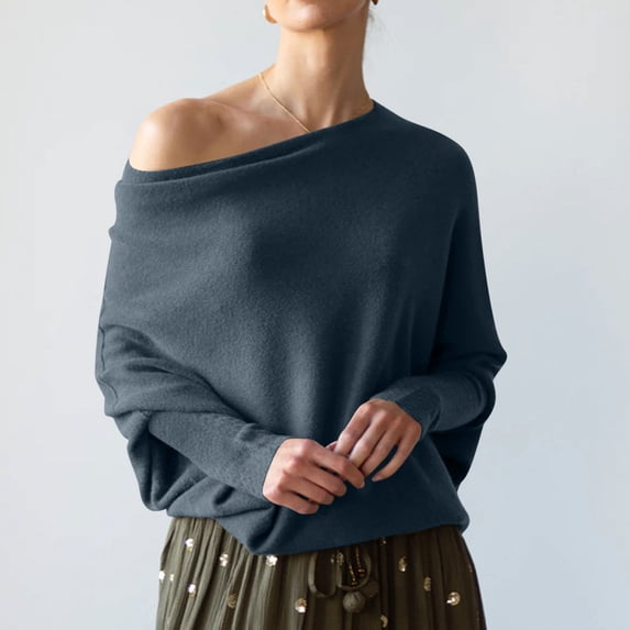 Hilzaten Sweater for Women - Sweaters Pullover Everyday Comfort