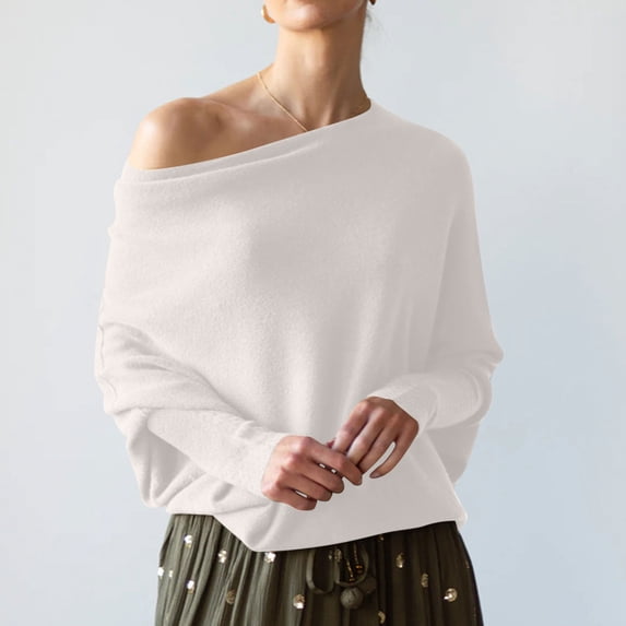Hilzaten Sweater for Women - Sweaters Pullover Everyday Comfort