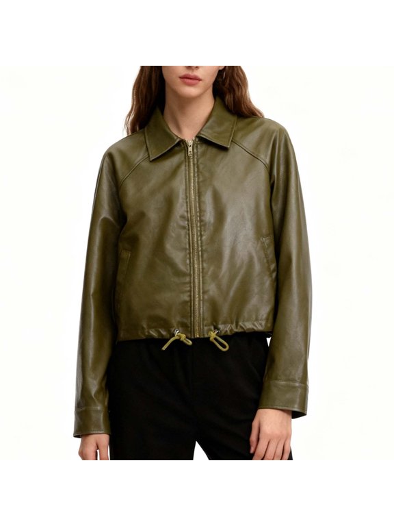 Women's Multi-Pocket Zipper Jacket