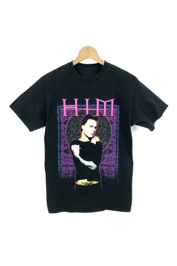 Him Band T-Shirt Us Tour 2006 Front Side Black All Size Shirt AM120