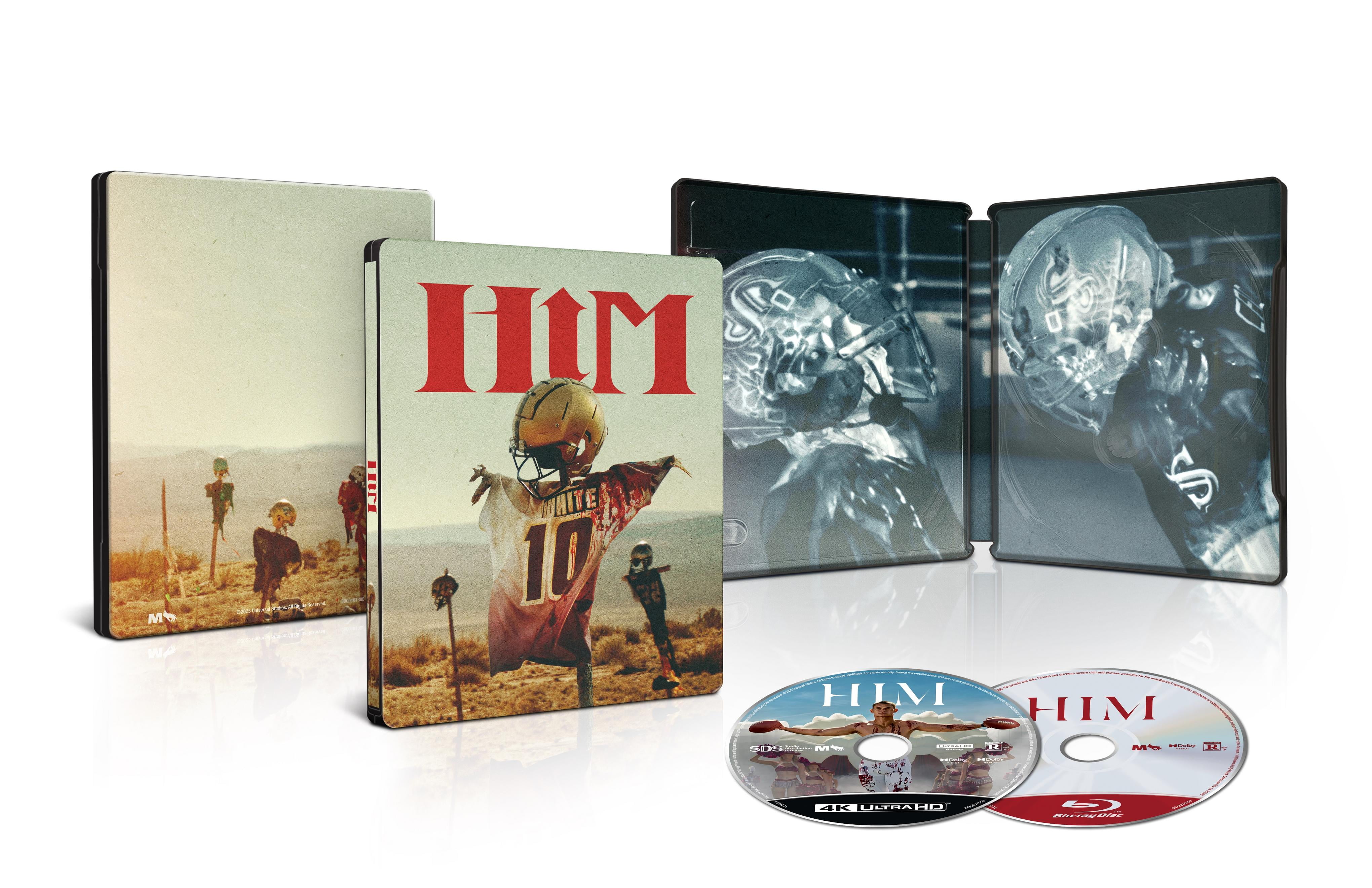 HIM (2025) (Limited Edition Steelbook) (4K Ultra HD + Blu-ray +