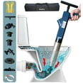 HimaPro High Pressure Toilet Plunger Air Drain Blaster Kit(Blue
