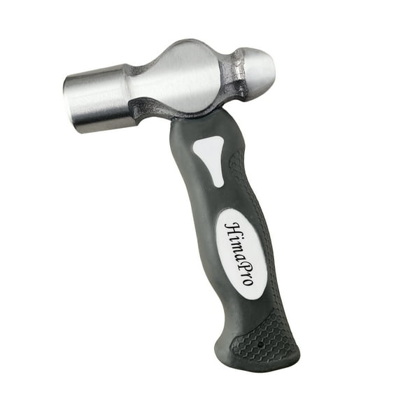HimaPro One Pound Ball Pein Steel Head Metal Stamping Hammer