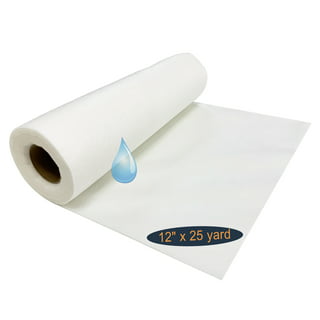 Bosal Wash Away Plus Non Woven Water Soluble Embroidery Stabilizer Topping  Film 19 White #321