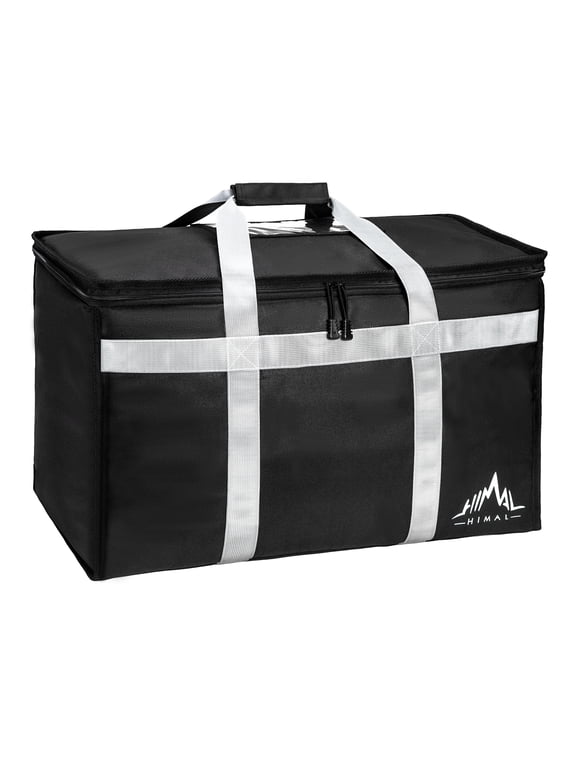 Outdoors Insulated Food Delivery Bag, XXXL 23x15x14 inches, Premium Hot/Cold Grocery Bag for Uber Eats, DoorDash, Commercial Catering