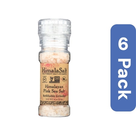 HimalaSalt Nimi Coarse Grain Salt Grinder 4 oz (Pack Of 6)