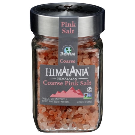 Himalania Coarse Pink Salt, 9 Ounce Glass Jar -- 6 per Case.