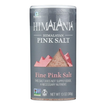 Himalania Fine Grain Himalayan Pink Salt Shaker - Case of 6 - 13 oz.