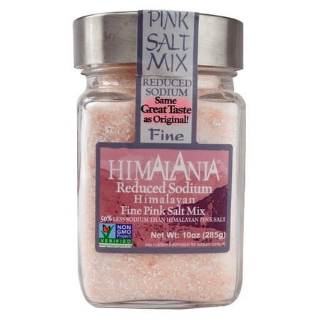 Himalania Fine Pink Salt Mix, Reduced Sodium, 10 Oz