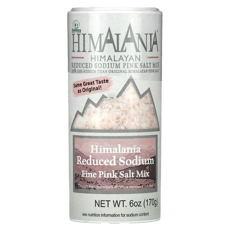 Himalania Himalayan Reduced Sodium Fine Pink Salt Mix, 6 oz (170 g)