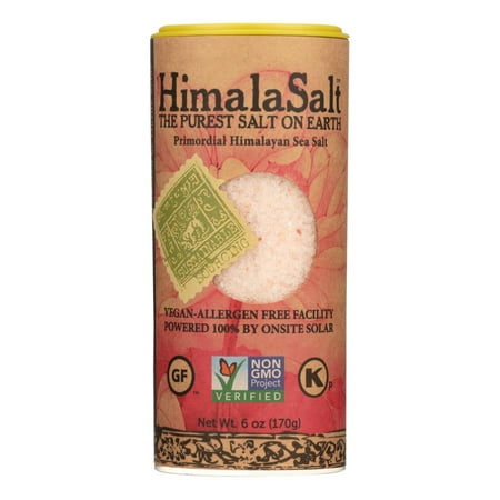 Himalasalt Primordial Himalayan Sea Salt Fine Grain Shaker, 6 Oz