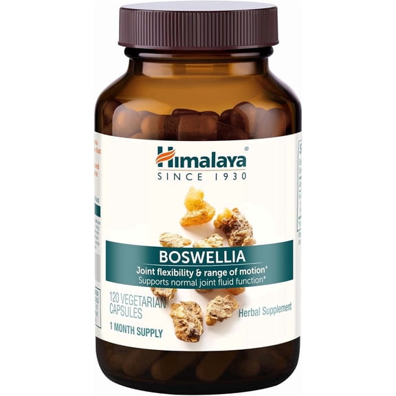 Himalaya Boswellia, Joint Support for Mobility and Flexibility, 120 Capsules, 1 Month Supply
