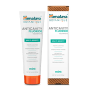 Himalaya Botanique Anticavity Fluoride Toothpaste, Multi-Benefit Support, Mint Flavor, 4 oz