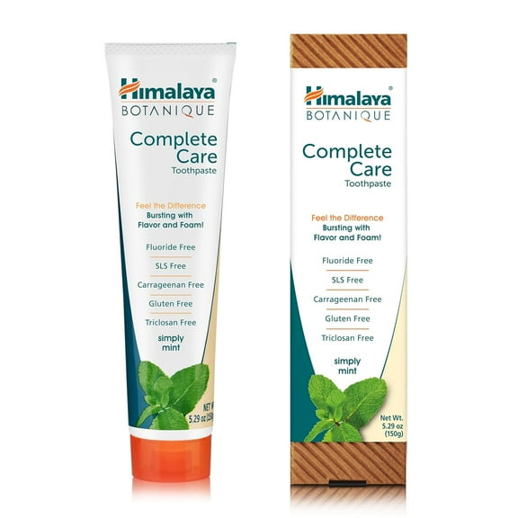 Himalaya Botanique Complete Care Toothpaste with Xylitol and Neem, Mint Flavor, 5.29 oz