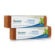 Himalaya Botanique Whitening Complete Care Toothpaste, Peppermint Flavor, 5.29 oz, 2 Pack