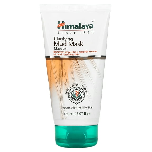 Himalaya Clarifying Mud Mask for Purifying, Cleaning, & to Hydrate & Rejuvenate Tired Skin, 5.07 oz