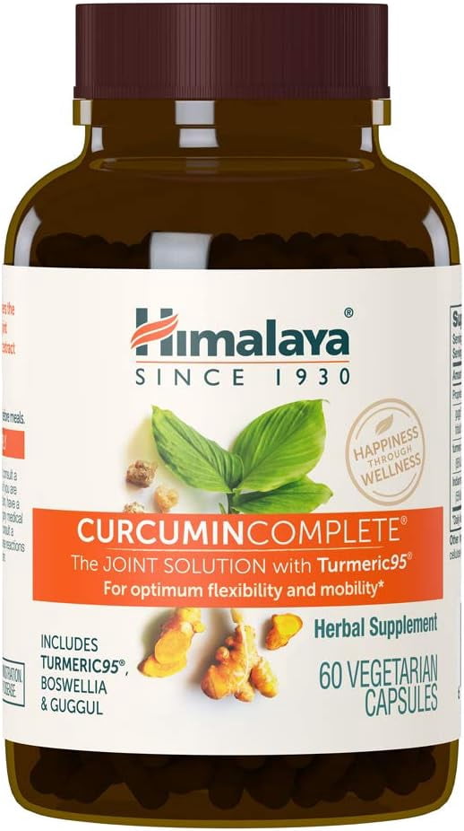 Himalaya Curcumin Complete for Joint Support, Joint Relief and Flexibility, 372 mg, 60 Capsules