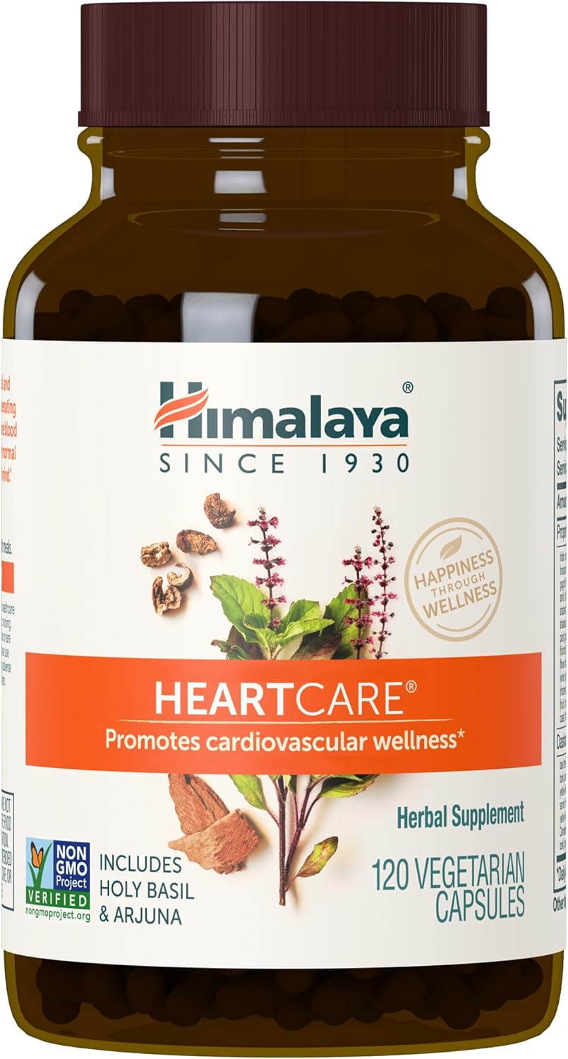 Himalaya HeartCare - Herbal Heart Health Supplements with Ashwagandha and Amla - Vegan,720 mg, 120 Capsules