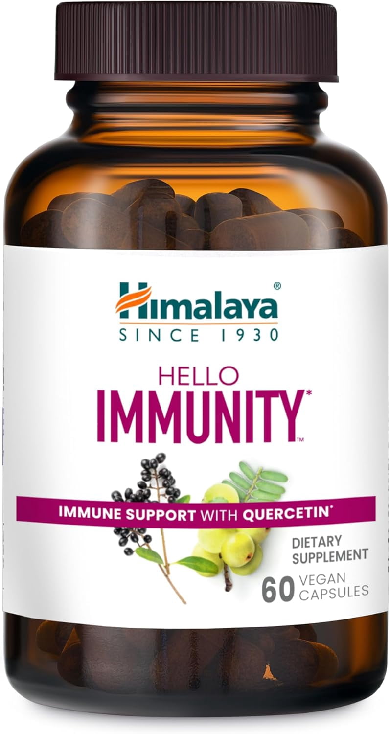 Himalaya Hello Immunity with Quercetin, for Daily Immune Support, 60 Capsules