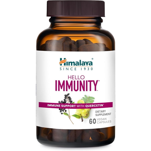 Himalaya Hello Immunity with Quercetin, for Daily Immune Support, 60 Capsules