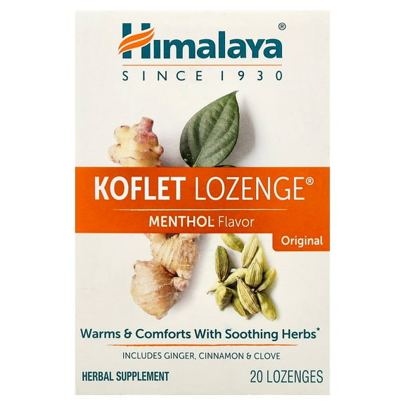 Himalaya Herbals Koflet Lozenges for Bronchial Comfort, 20 Ct