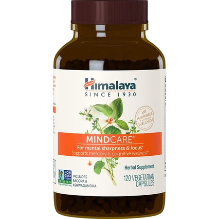 Himalaya MindCare, Cognitive Support Supplement with Bacopa, 120 Tablets