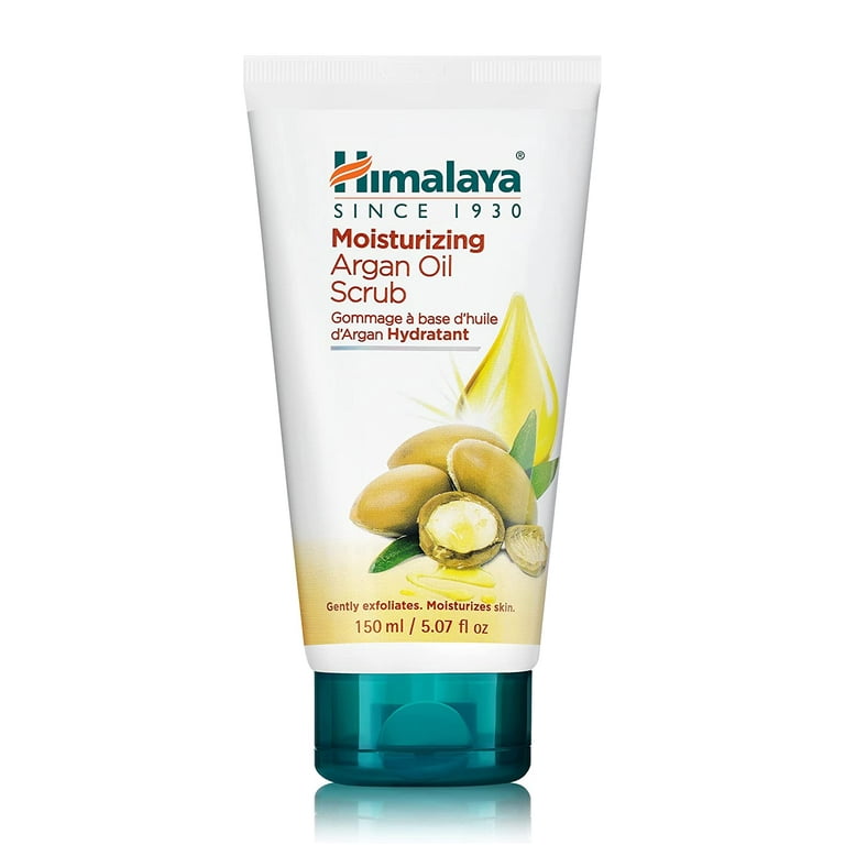 Himalaya Moisturizing Argan Oil Scrub to Soften Skin Remove Dead Skin Cells 5.07 oz