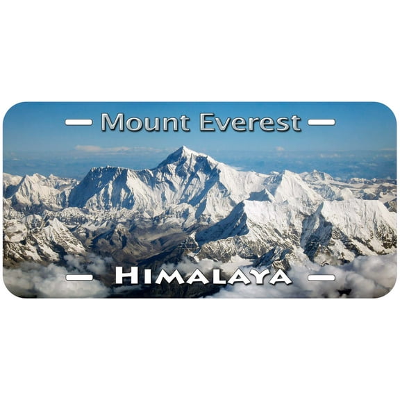 Himalaya Mount Everest Novelty Car Auto License Plate
