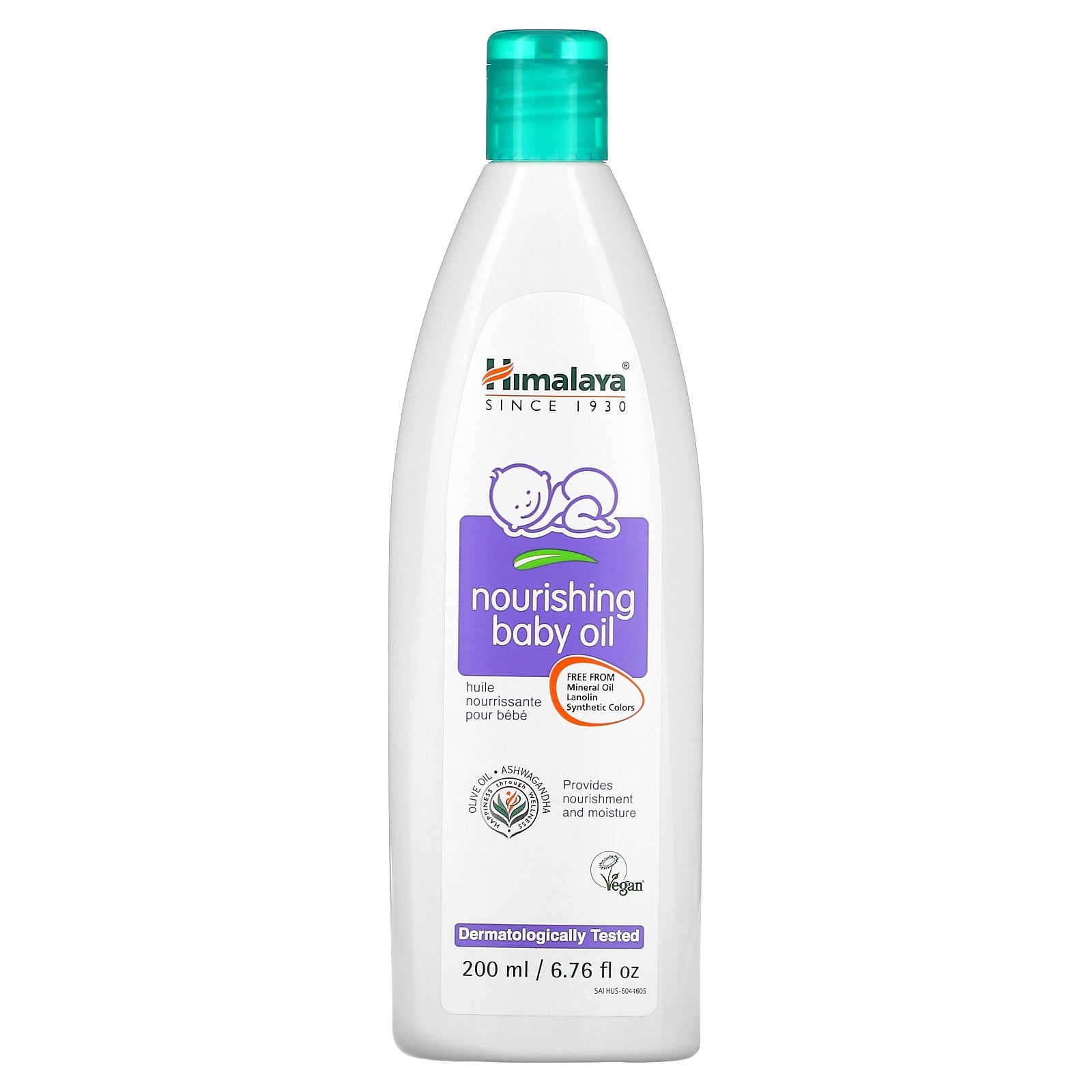 Himalaya Nourishing Baby Oil, Light & NonGreasy, Safe for Infants