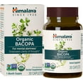 thumbnail image 1 of Himalaya Organic Bacopa Monnieri Nootropic Herbal Supplement, Mental Alertness, Memory, Cognition, 30 Caplets, 1 of 6