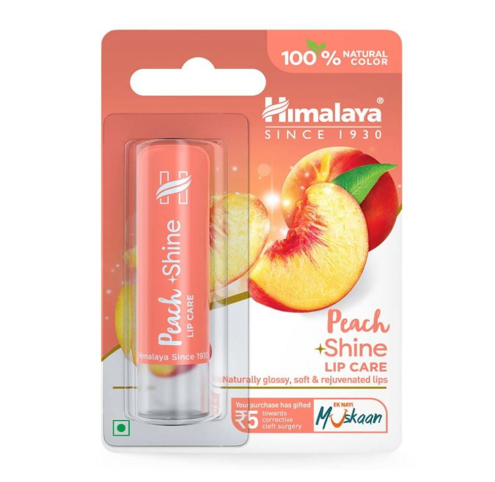 Himalaya Peach Shine Lip Care 4.5 gm Balm
