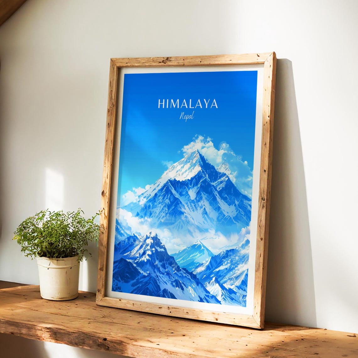 Himalaya Poster Nepal Wall Art The Perfect Gift And A Lasting