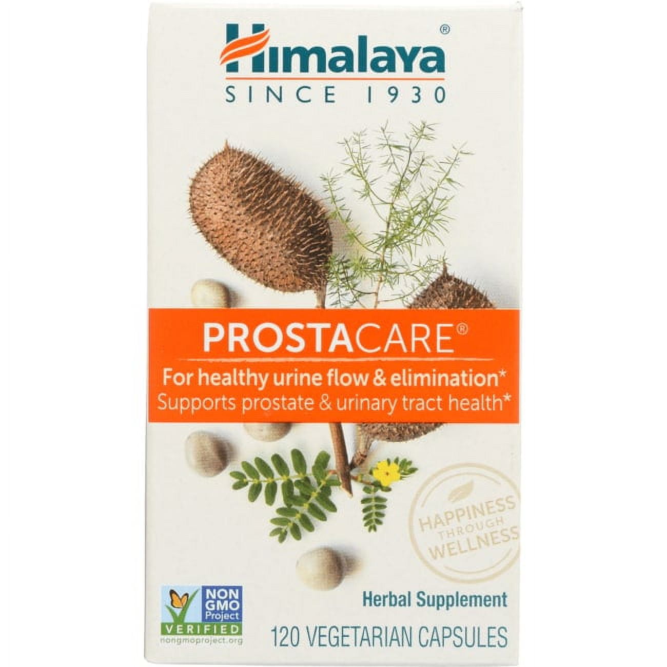 Himalaya ProstaCare, Prostate Supplements for Men, Promotes Healthy Urine Flow and Urinary Tract Health, 590 mg, 120 Capsules, 1 Month Supply