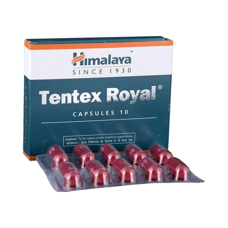 Himalaya tentex royal capsules 10N, Pack of 2