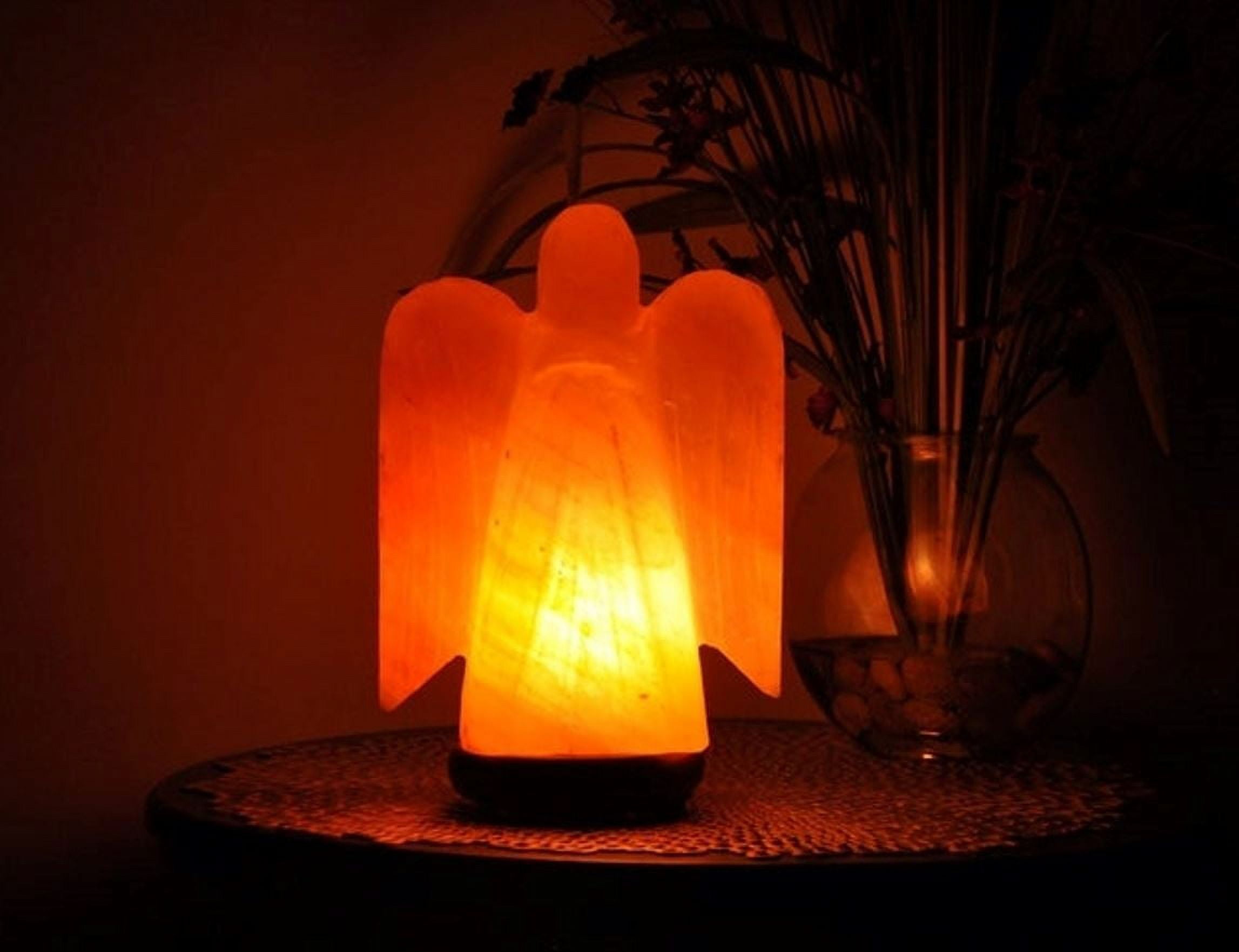 Himalayan Aroma Salt Lamp Himalayan Salt Angel Shape Lamp, Hand