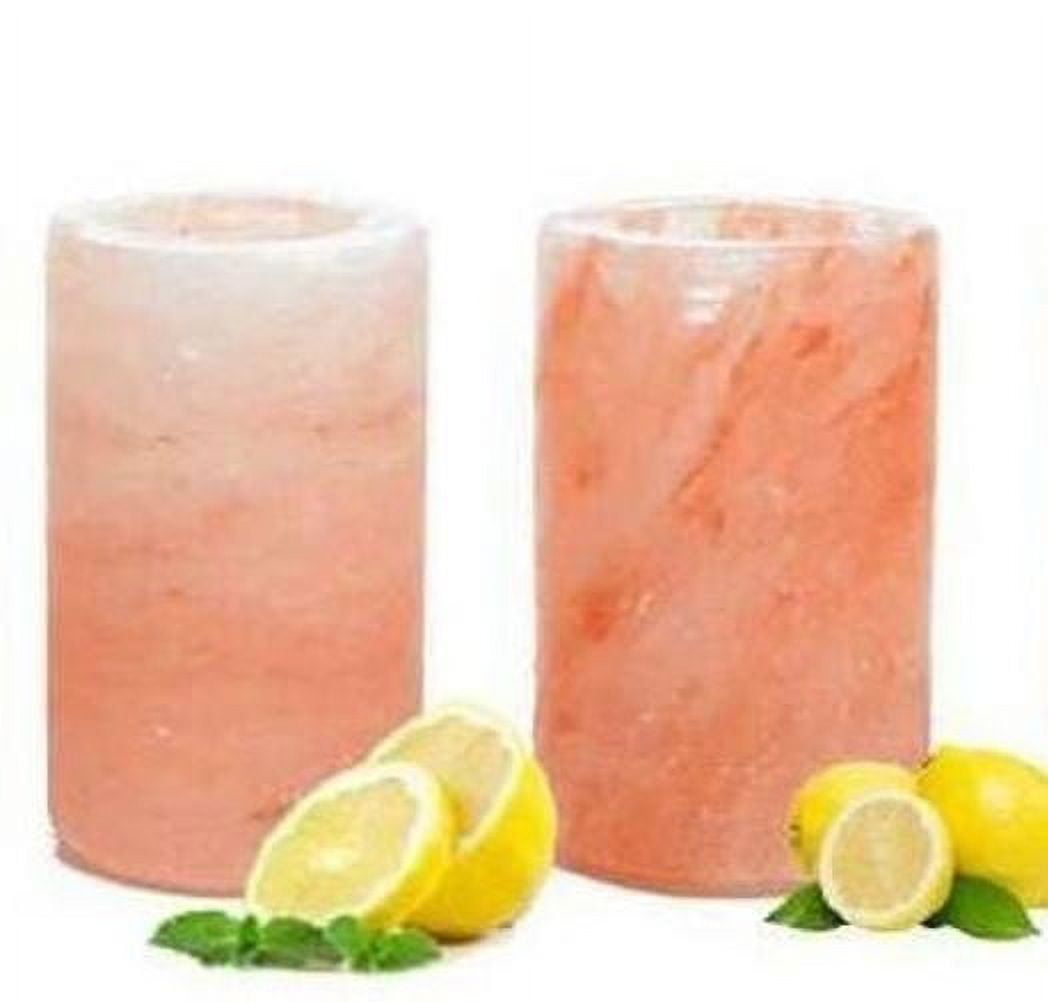 Himalayan Aroma Set of 2 Himalayan Salt Tequila Shot Glasses