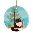 thumbnail image 1 of Himalayan Cat Merry Christmas Tree Ceramic Ornament, 1 of 1