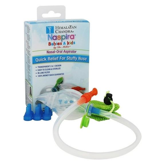 Himalayan Chandra Naspira - NeilMed - Nasal-Oral Aspirator - Babies and Kids - 1 Count -