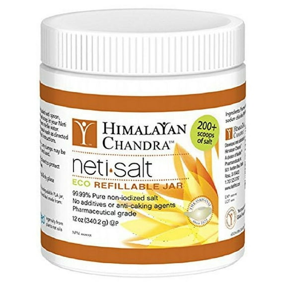 Himalayan Chandra Neti Pot Salt Jar, 12 oz