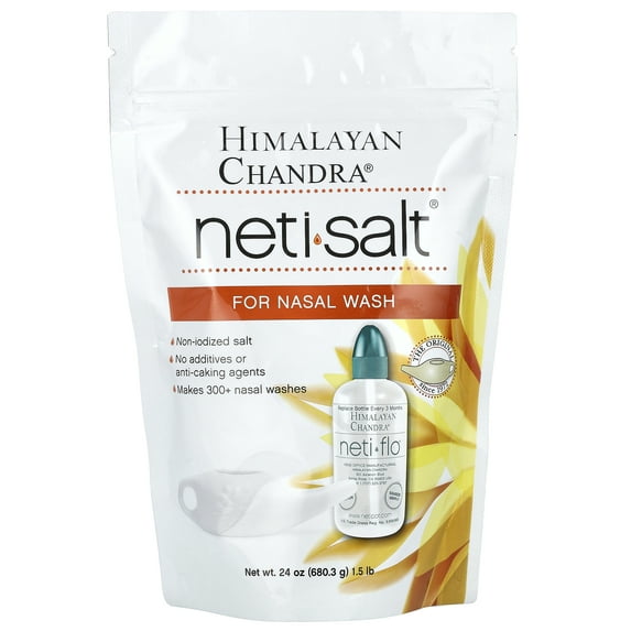 Himalayan Chandra Neti Salt®, For Nasal Wash, 24 oz (680.3 g)