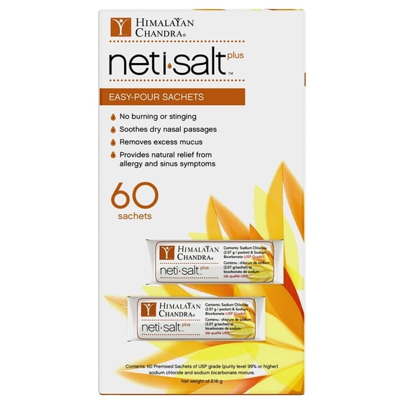 Himalayan Chandra Neti Salt - Refill - 60 Sachets