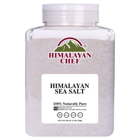 Himalayan Chef Coarse Grain Salt – 5 lb Jar | Natural Pink Salt for Cooking, Baking & Seasoning | Non-GMO, Allergen-Free, Gluten-Free