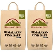 Himalayan Chef Pink Salt, Coarse Grain 5 lbs Each, Non-GMO, Kosher Certified, 2 Count